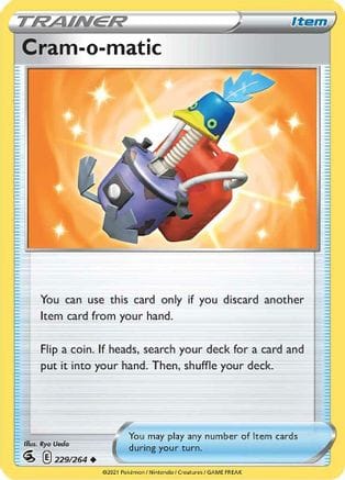 'Pokemon - 'Cram-o-matic 229/264  SWSH08 Fusion Strike - Uncommon