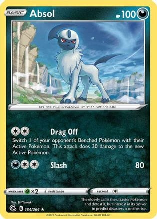 'Pokemon - 'Absol 164/264  SWSH08 Fusion Strike - Rare