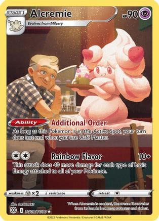 'Pokemon - 'Alcremie TG08/TG30  - Holofoil SWSH09 Brilliant Stars Trainer Gallery - Ultra Rare