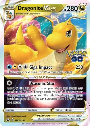 'Pokemon - 'Dragonite VSTAR SWSH236  - Holofoil SWSH Sword & Shield Promo Cards - Promo