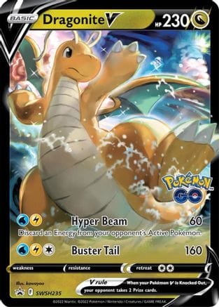 'Pokemon - 'Dragonite V SWSH235  - Holofoil SWSH Sword & Shield Promo Cards - Promo