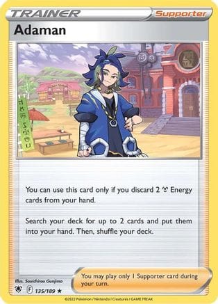 'Pokemon - 'Adaman 135/189  Deck Exclusives - Promo