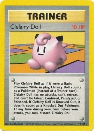 'Pokemon - 'Clefairy Doll 070/102  Base Set - Rare
