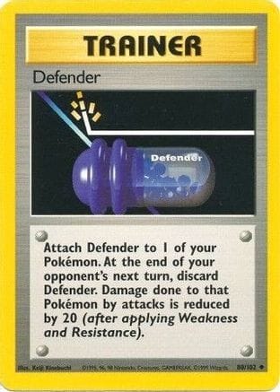 'Pokemon - 'Defender 080/102  Base Set - Uncommon