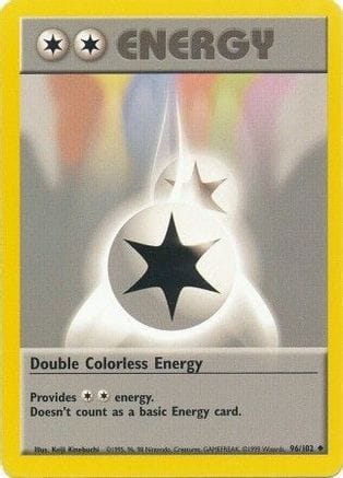 'Pokemon - 'Double Colorless Energy 096/102  Base Set - Uncommon