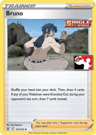'Pokemon - 'Bruno 121  Prize Pack Series Cards - Uncommon