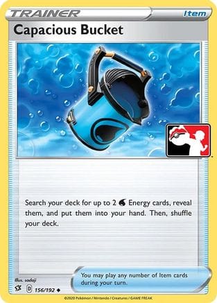 'Pokemon - 'Capacious Bucket 156  - Holofoil Prize Pack Series Cards - Uncommon