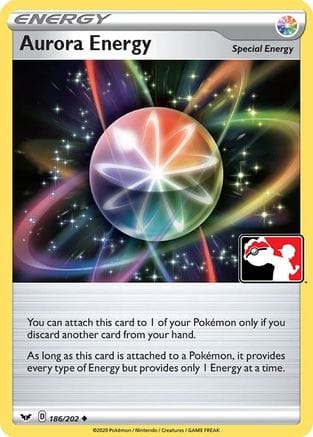 'Pokemon - 'Aurora Energy 186/202  Prize Pack Series Cards - Uncommon