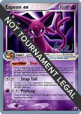'Pokemon - 'Espeon ex - 2006 (Jimmy Ballard) 102  World Championship Decks - Ultra Rare