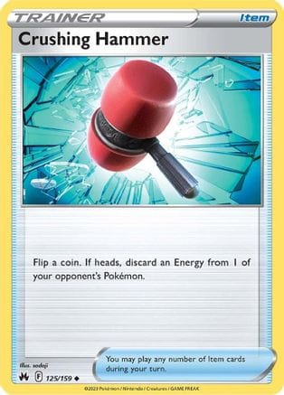 'Pokemon - 'Crushing Hammer 125/159  Crown Zenith - Uncommon
