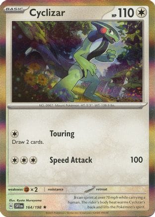 'Pokemon - 'Cyclizar 164/198  - Holofoil SV01 Scarlet & Violet Base Set - Rare