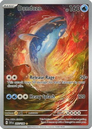 'Pokemon - 'Dondozo 207/198  - Holofoil SV01 Scarlet & Violet Base Set - Illustration Rare