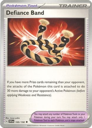 'Pokemon - 'Defiance Band 169/198  SV01 Scarlet & Violet Base Set - Uncommon