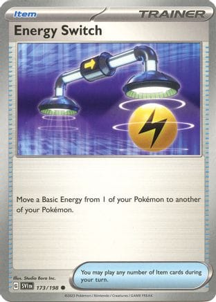 'Pokemon - 'Energy Switch 173/198  - Reverse Holofoil SV01 Scarlet & Violet Base Set - Common