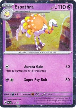 'Pokemon - 'Espathra 010  - Holofoil SV Scarlet & Violet Promo Cards - Promo