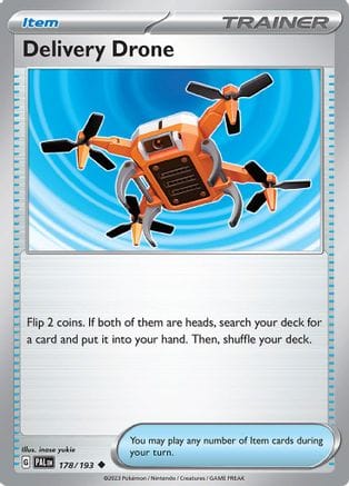 'Pokemon - 'Delivery Drone 178/193  SV02 Paldea Evolved - Uncommon