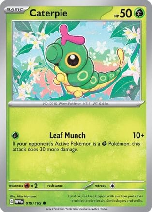 'Pokemon - 'Caterpie 010/165  SV Scarlet & Violet 151 - Common