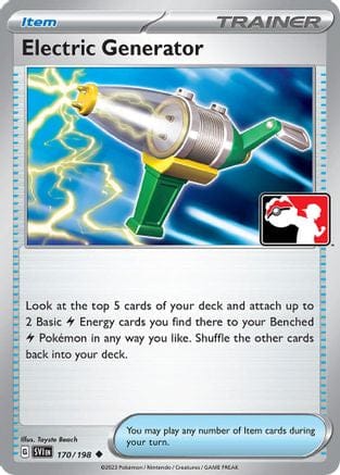'Pokemon - 'Electric Generator 170/198  Prize Pack Series Cards - Uncommon