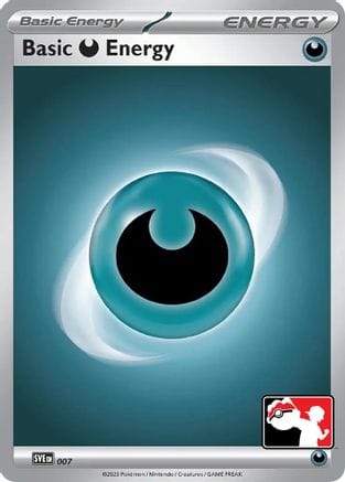 'Pokemon - 'Basic Darkness Energy 007  Prize Pack Series Cards - Common
