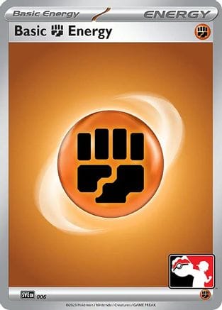 'Pokemon - 'Basic Fighting Energy 006  Prize Pack Series Cards - Common