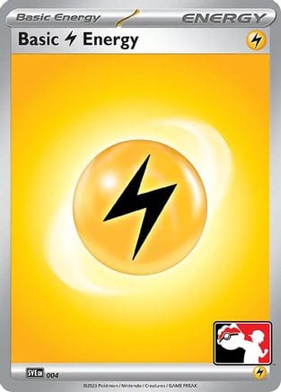 'Pokemon - 'Basic Lightning Energy 004  - Holofoil Prize Pack Series Cards - Common
