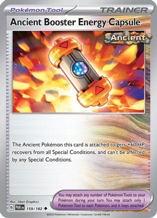 'Pokemon - 'Ancient Booster Energy Capsule 159/182  SV04 Paradox Rift - Uncommon