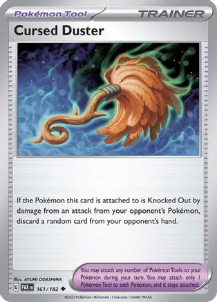 'Pokemon - 'Cursed Duster 161/182  SV04 Paradox Rift - Uncommon