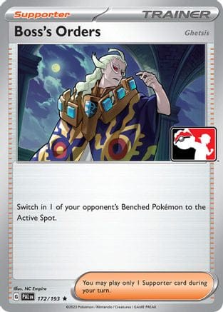 'Pokemon - 'Boss's Orders 172/193  - Holofoil Prize Pack Series Cards - Rare