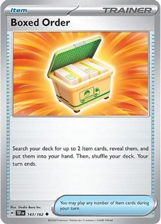 'Pokemon - 'Boxed Order 143/162  SV05 Temporal Forces - Uncommon