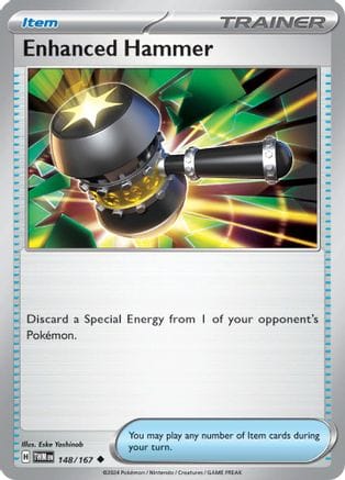 'Pokemon - 'Enhanced Hammer 148/167  - Reverse Holofoil SV06 Twilight Masquerade - Uncommon