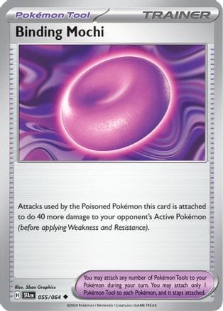 'Pokemon - 'Binding Mochi 055/064  - Reverse Holofoil SV Shrouded Fable - Uncommon