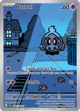 'Pokemon - 'Duskull 068/064  - Holofoil SV Shrouded Fable - Illustration Rare