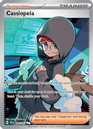 'Pokemon - 'Cassiopeia 086/064  - Holofoil SV Shrouded Fable - Ultra Rare