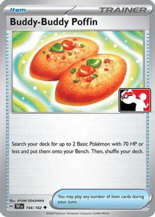 'Pokemon - 'Buddy-Buddy Poffin 144/162  Prize Pack Series Cards - Uncommon