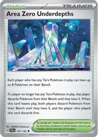 'Pokemon - 'Area Zero Underdepths 131/142  SV07 Stellar Crown - Uncommon