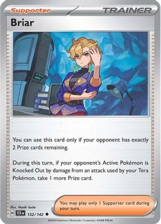 'Pokemon - 'Briar 132/142  - Reverse Holofoil SV07 Stellar Crown - Uncommon