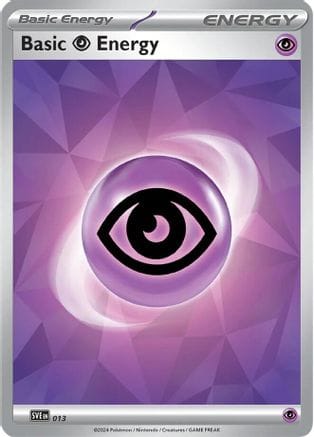 'Pokemon - 'Basic Psychic Energy 013  SVE Scarlet & Violet Energies - Common