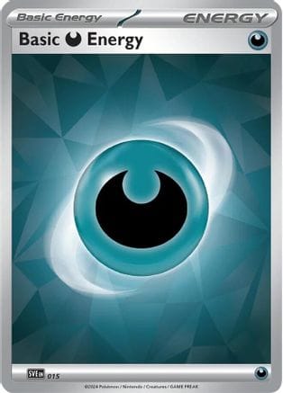 'Pokemon - 'Basic Darkness Energy 015  SVE Scarlet & Violet Energies - Common