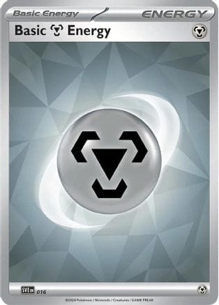 'Pokemon - 'Basic Metal Energy 016  - Holofoil SVE Scarlet & Violet Energies - Common
