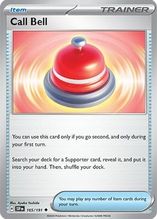 'Pokemon - 'Call Bell 165/191  SV08 Surging Sparks - Uncommon