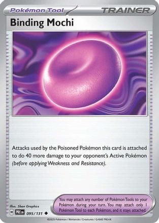 'Pokemon - 'Binding Mochi 095/131  SV Prismatic Evolutions - Uncommon