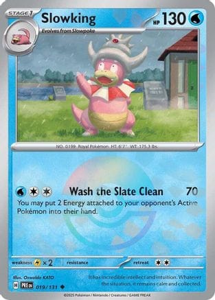 'Pokemon - 'Slowking (Poke Ball Pattern) 019/131  - Holofoil SV Prismatic Evolutions - Uncommon