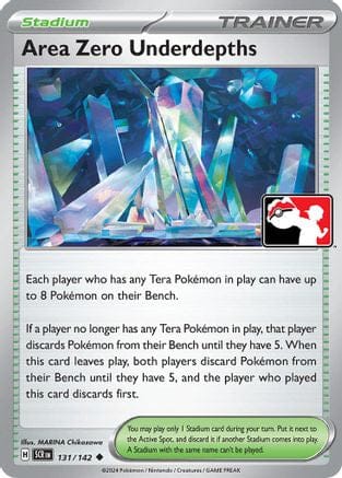 'Pokemon - 'Area Zero Underdepths 131/142  - Holofoil Prize Pack Series Cards - Uncommon
