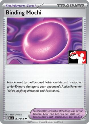 'Pokemon - 'Binding Mochi 055/064  - Holofoil Prize Pack Series Cards - Uncommon