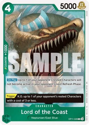 Lord of the Coast (OP11-028) - A Fist of Divine Speed Foil