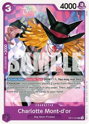 Charlotte Mont-d'or (OP11-072) - A Fist of Divine Speed