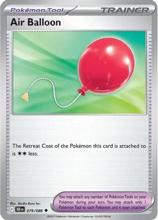 'Pokemon - 'Air Balloon 079  - Reverse Holofoil SV Black Bolt - Uncommon
