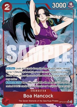 Boa Hancock (Alternate Art) (OP12-014) - Legacy of the Master Foil