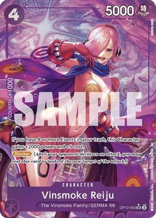 Vinsmoke Reiju (Alternate Art) (OP12-063) - Legacy of the Master Foil