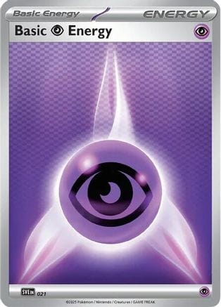'Pokemon - 'Basic Psychic Energy 021  SVE Scarlet & Violet Energies - Common